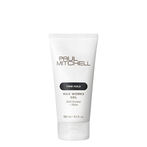 Paul Mitchell Wax Works Hair Gel, Flexible Hold, Bold Texture + Shine, For All Hair Types, 5.1 fl. oz Beauty & Personal Care Paul Mitchell