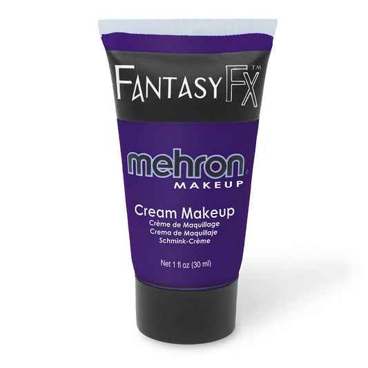 Mehron Makeup Fantasy FX Cream Makeup | Water Based | Halloween | Purple Face & Body Paint For Adults 1 fl oz (30ml) (Purple) Beauty & Personal Care Mehron