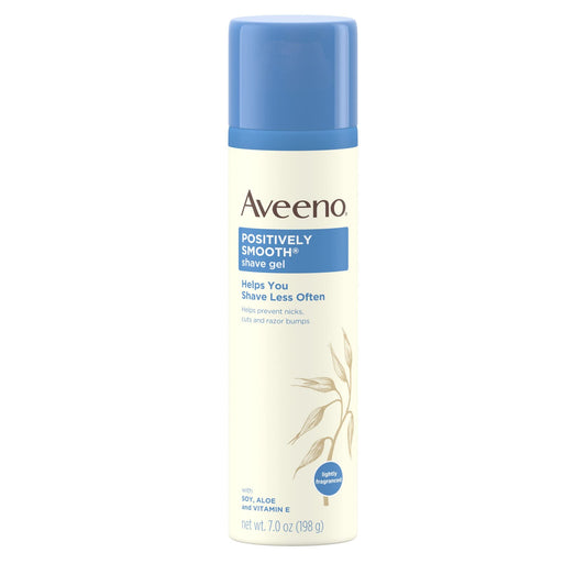 Aveeno Active Naturals Positively Smooth Shave Gel, 7 Ounce - 24 per case. Beauty and Personal Care Aveeno