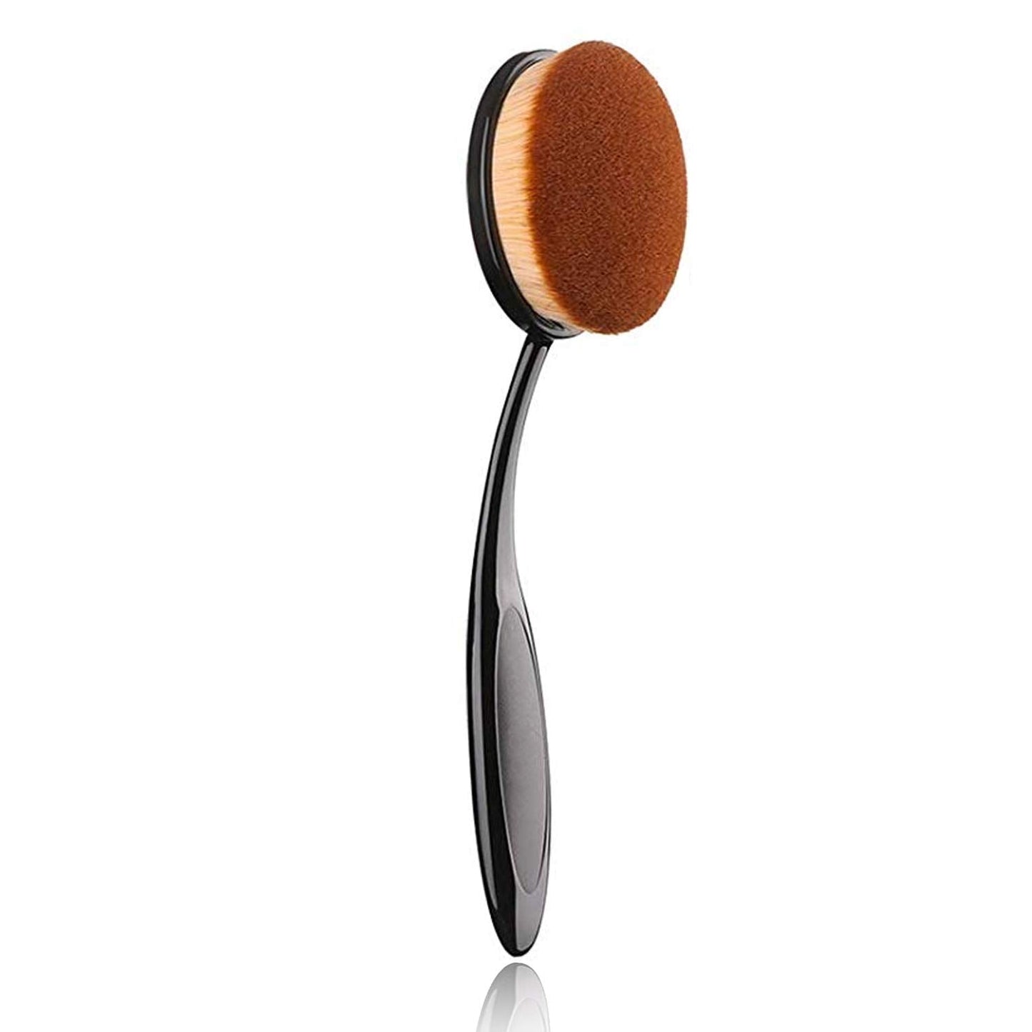 JOSALINAS Oval 1# Makeup Brush Upgraded Fast Flawless Application Toothbrush Foundation Concealer Blusher Liquid Cream Powder Cosmetic Blending Tool Beauty & Personal Care JOSALINAS