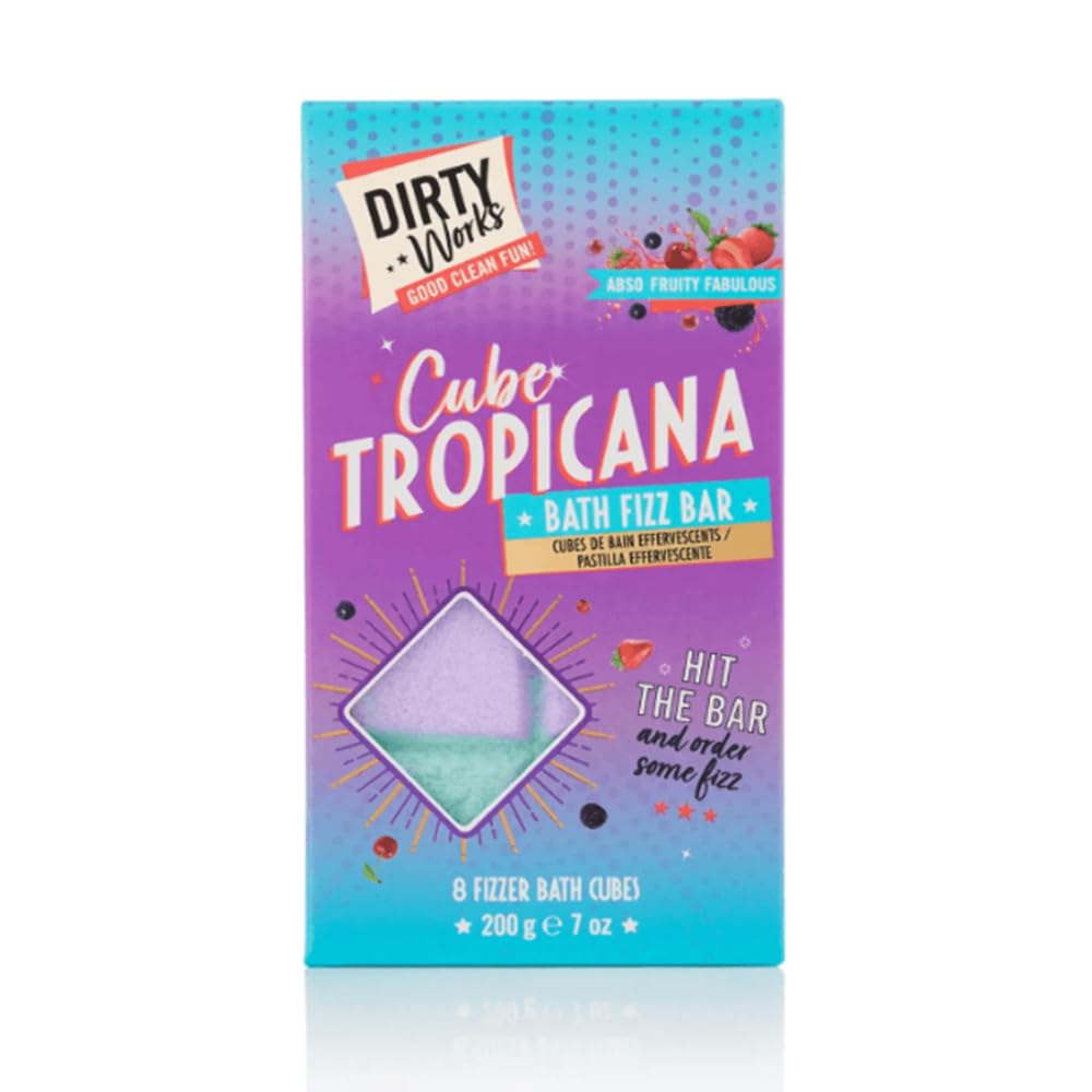 Dirty Works Fizzy Bath Cubes Beauty and Personal Care Dirty Works