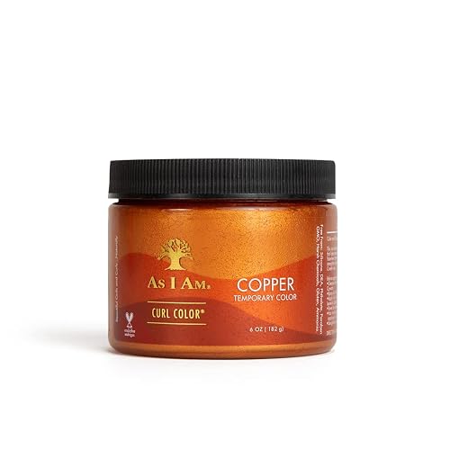 As I Am Curl Color - Copper - 6 Ounce - Curling Gel - Temporary Color - Medium Hold - Vegan & Cruelty Free Beauty & Personal Care As I Am