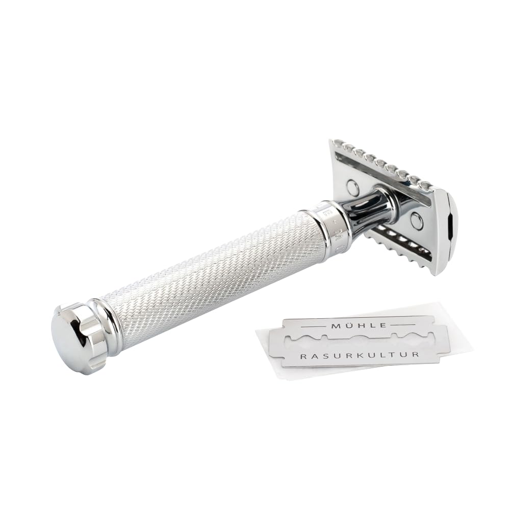 MÜHLE R41 TWIST Safety Shaving Razor - Open Comb Design for Wet Shaving Beauty and Personal Care MÜHLE