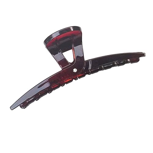Parcelona French Pinch Tortoise Shell Covered Spring Crystal Jaw Hair Claw Clip Clamp Clutcher for Women Beauty & Personal Care Parcelona