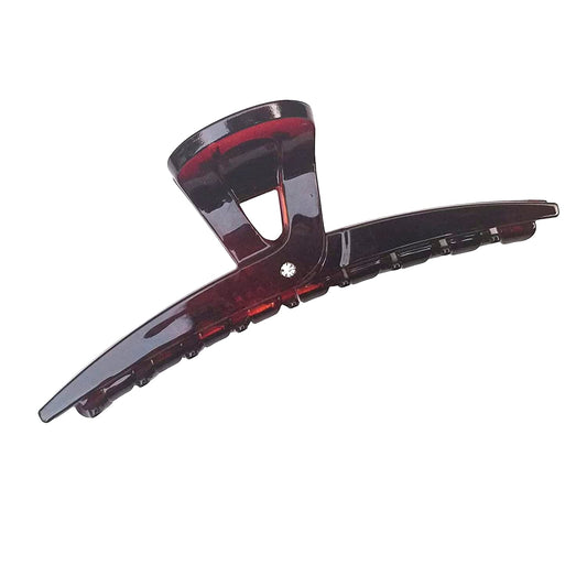 Parcelona French Pinch Tortoise Shell Covered Spring Crystal Jaw Hair Claw Clip Clamp Clutcher for Women Beauty & Personal Care Parcelona