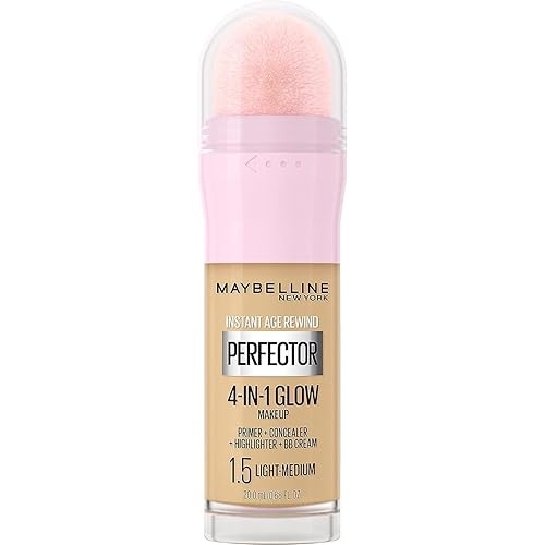 Maybelline New York Instant Age Rewind Instant Perfector 4-In-1 Glow Makeup, Light/Medium Beauty & Personal Care MAYBELLINE
