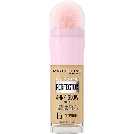 Maybelline New York Instant Age Rewind Instant Perfector 4-In-1 Glow Makeup, Light/Medium Beauty & Personal Care MAYBELLINE