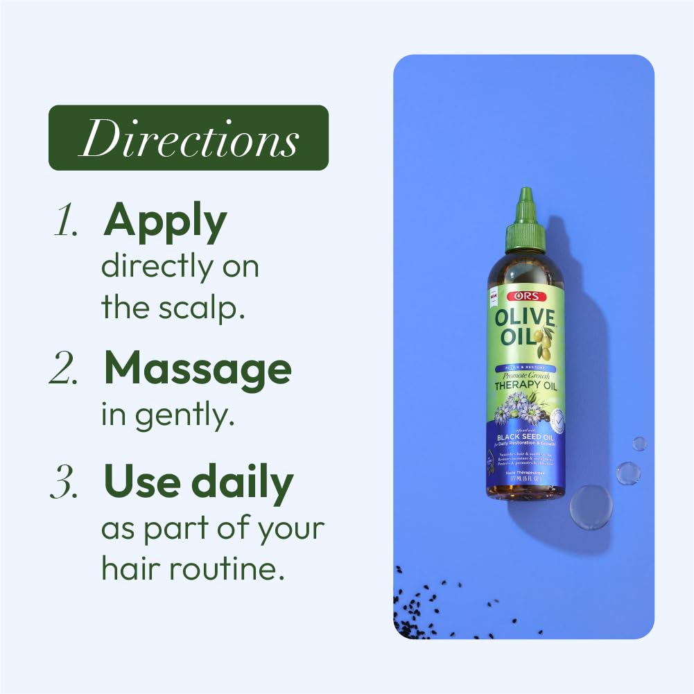 ORS Olive Oil Relax & Restore Promote Growth Therapy Oil, 6oz