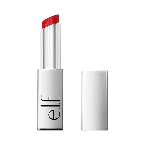 e.l.f. Glow Reviver Slipstick, Tinted Lip Oil Stick, Non-Sticky & Hydrating For A Soft-Shine Finish, Vegan , Cherry on Top Beauty & Personal Care e.l.f.
