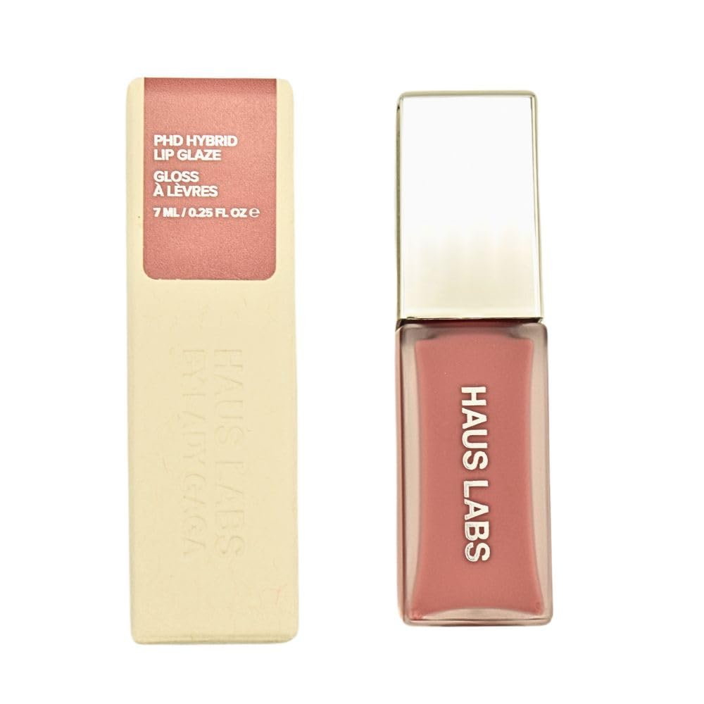 Haus Labs PhD Hybrid Lip Glaze Plumping Gloss - Guava - Soft Warm Pink Beauty & Personal Care Haus Laboratories