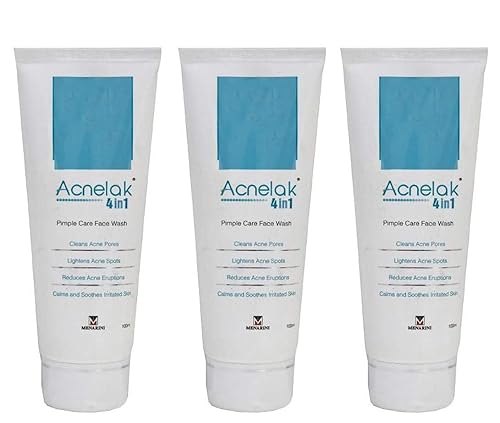 Acnelak Pimple Care (100 ml, 4 in 1) Face Wash (Pack of 3), from Life Line Medicos Beauty & Personal Care MarvelsAura