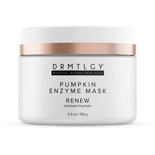 DRMTLGY Pumpkin Enzyme Face Mask with Jojoba Beads. Gentle Exfoliating Pumpkin Facial Mask for Dullness, Uneven Skin Tone, Fine Lines and Wrinkles. Beauty & Personal Care DRMTLGY