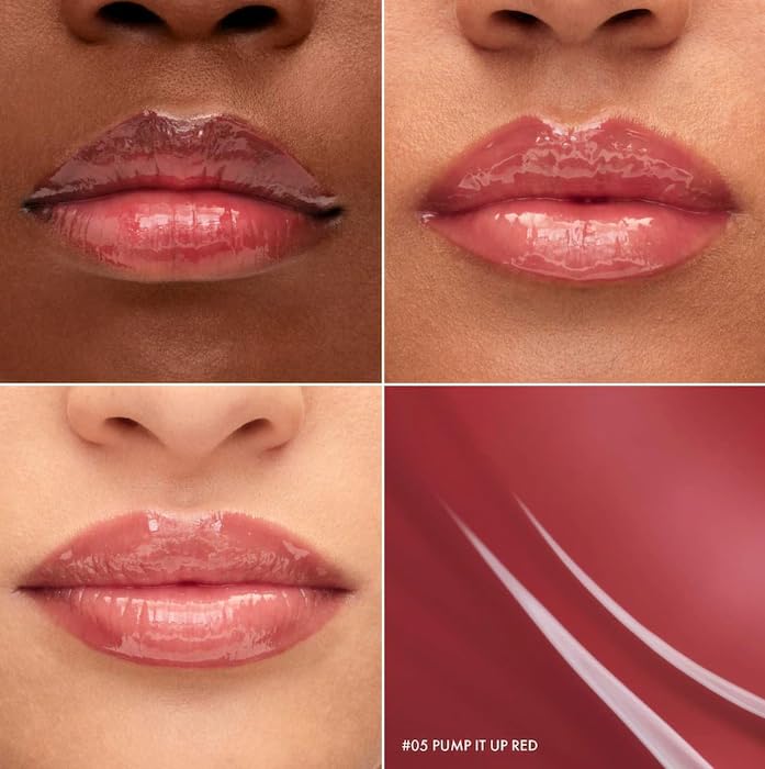 SEPHORA Collection Outrageous Plump Hydrating Lip Gloss - 05 Plump It Up Red (shimmer free berry red) 0.2 oz. / 6 ml Beauty & Personal Care SEPHORA