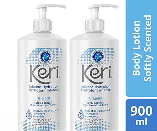 Keri Lotion Original Intense Hydration Softly Scented, 900 mL, 2 Piece Beauty & Personal Care Keri