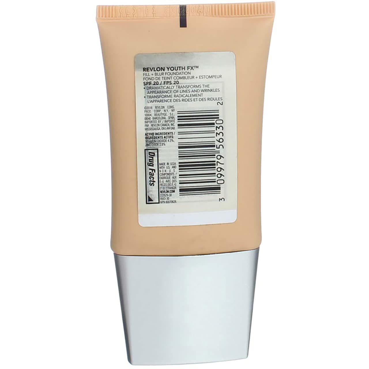 Revlon Youth Fx Fill + Blur Foundation, 200 Nude, 1 fl oz (Pack of 2) Beauty & Personal Care REVLON