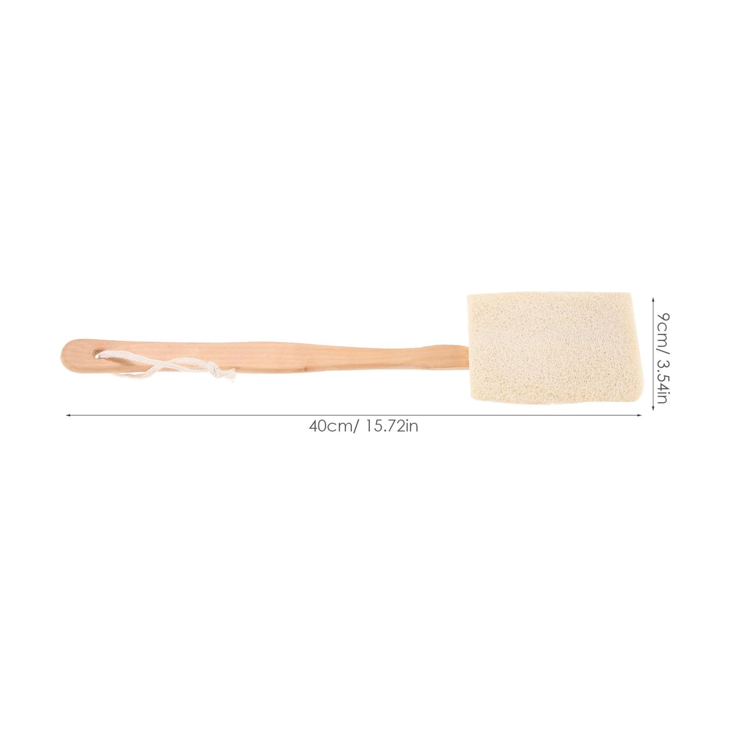 PartyKindom Long Handle Back Massage Brush Exfoliating Shower Brush for Skin Types Wooden Body Massage Tool for Bath Beauty and Personal Care PartyKindom