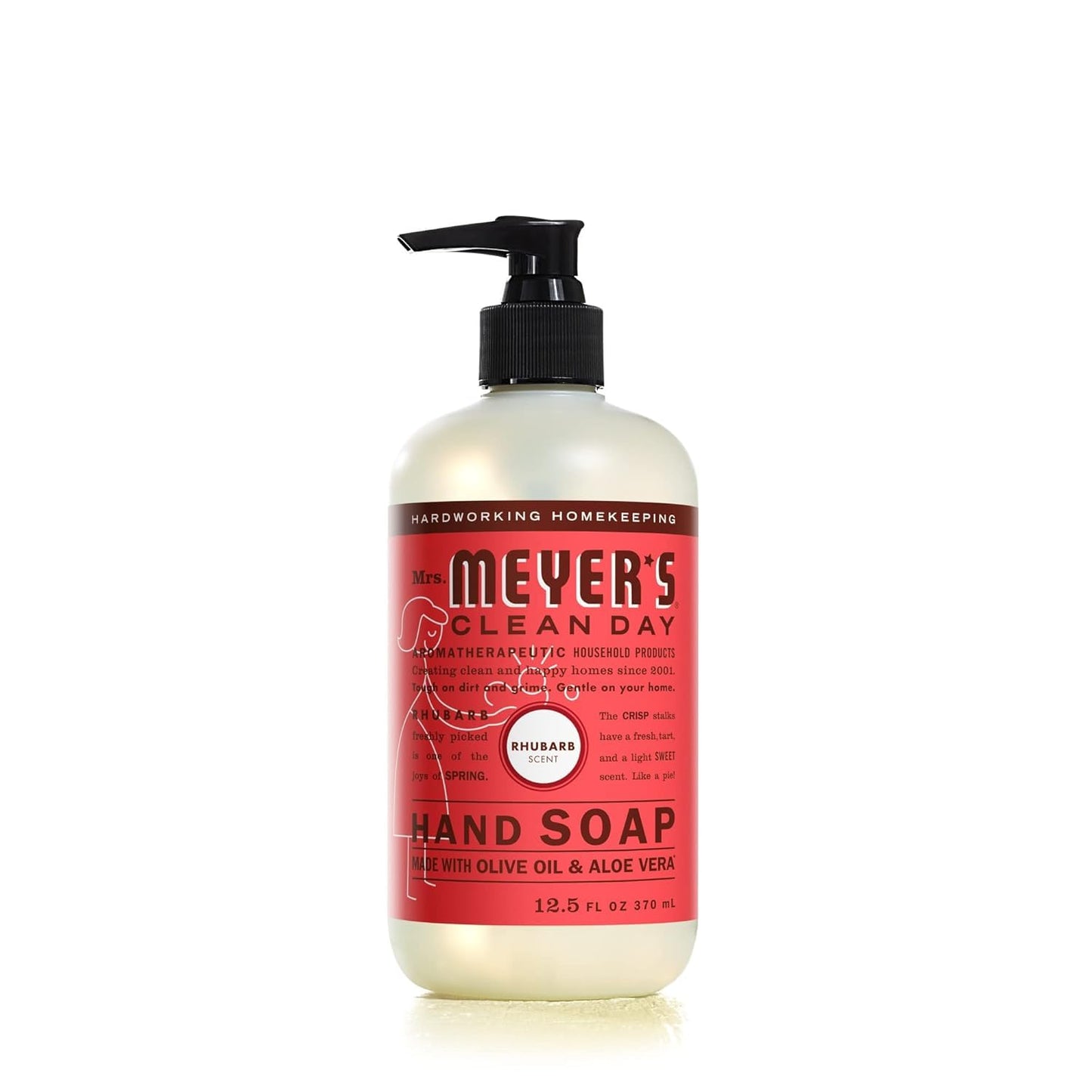 Mrs. Meyer's Liquid Hand Soap, Rhubarb Scent, 12.5 Fl Oz bottle (Pack of 1) Beauty & Personal Care Mrs. MEYER'S