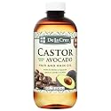 De La Cruz® Castor Infused with Avocado Hair and Skin Oil Blend 8 FL. OZ. (236 mL) Beauty & Personal Care De La Cruz