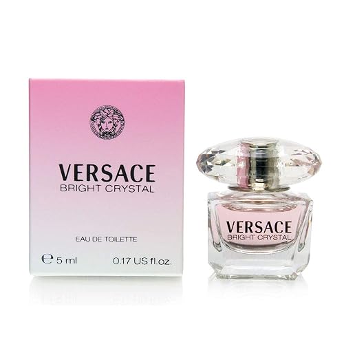 Versace Bright Crystal By Gianni Versace For Women. Eau De Toilette 0.17 Fl Oz Mini Beauty & Personal Care Versace