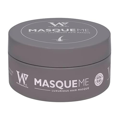 Watermans Hydrating Rosemary & Argan Oil Hair Mask and Deep Conditioner for Dry or Damaged Hair with Niacinamide, Provitamin B5, Caffeine, B3, B6, B7 Beauty & Personal Care Watermans
