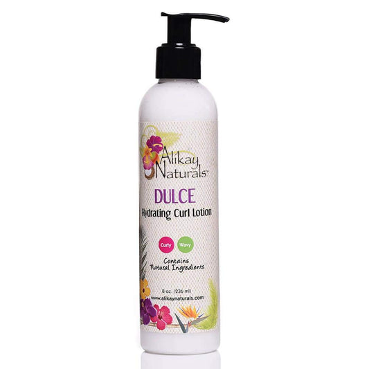 Alikay Naturals Dulce Hydrating Curl Lotion Natural Kokum Butter, Silk Amino Acid & Argan Oil 8 Ounce Beauty & Personal Care Alikay Naturals