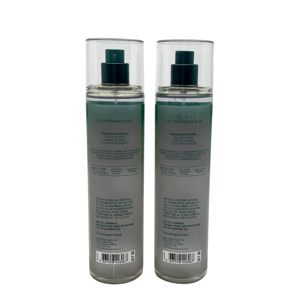 Bath & Body Works Chasing Fireflies Fine Fragrance Mist 8 fl oz - Pack of 2 Beauty & Personal Care Bath & Body Works