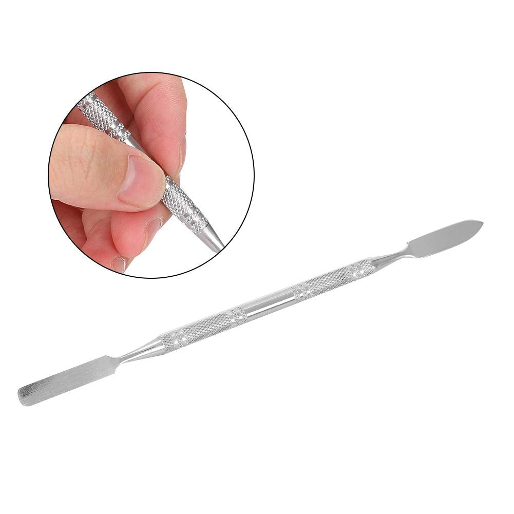 Wax Spatula , Stainless Steel Double Ended Scar Wax Spatula Applicator Special Effects FX Makeup Tool for Mixing Cosmetics (L) Beauty and Personal Care Pilipane