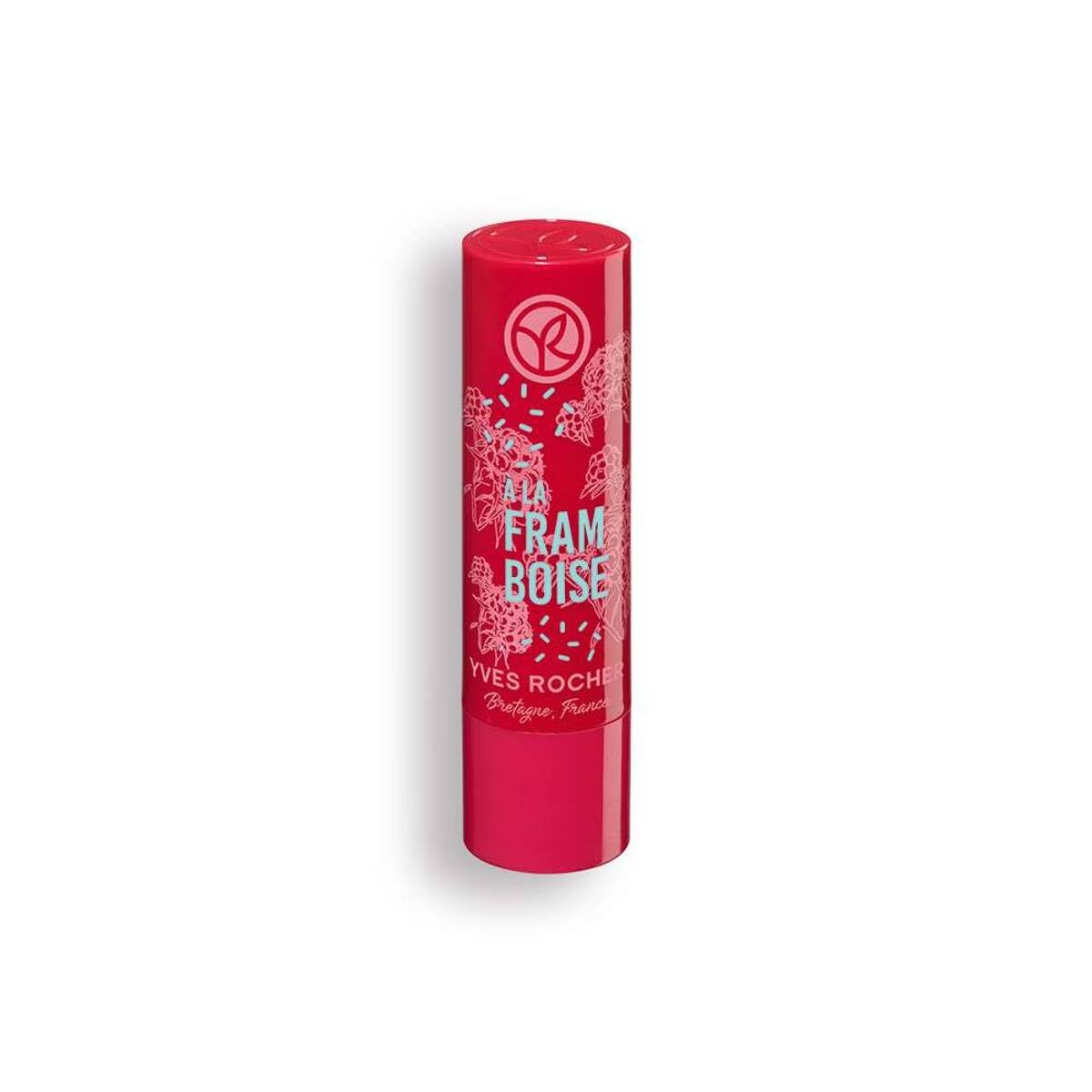 Yves Rocher Lip Balm Raspberry, 4.8g/0.17oz - Nourishing Lip Care, Hydrating Lip Balm, Berry Scent, Long-Lasting Moisture, Soft and Smooth Lips Beauty and Personal Care Yves Rocher