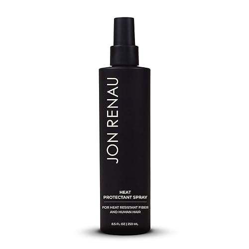 Jon Renau Heat Protectant Spray, Heat Activated Wig Spray for Human and Heat-Friendly Synthetic Hair, Non Stick Thermal Styling Support for Heat Beauty & Personal Care Jon Renau