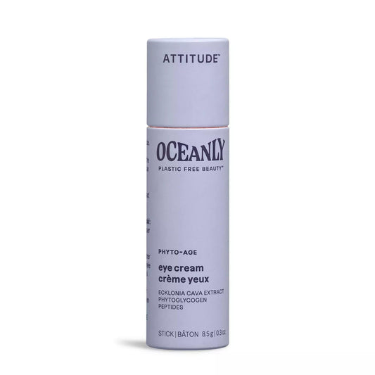 ATTITUDE Oceanly Eye Cream Stick, EWG Verified, Plastic-free, Plant and Mineral-Based Ingredients, Vegan and Cruelty-free Beauty Products, PHYTO AGE Beauty & Personal Care ATTITUDE