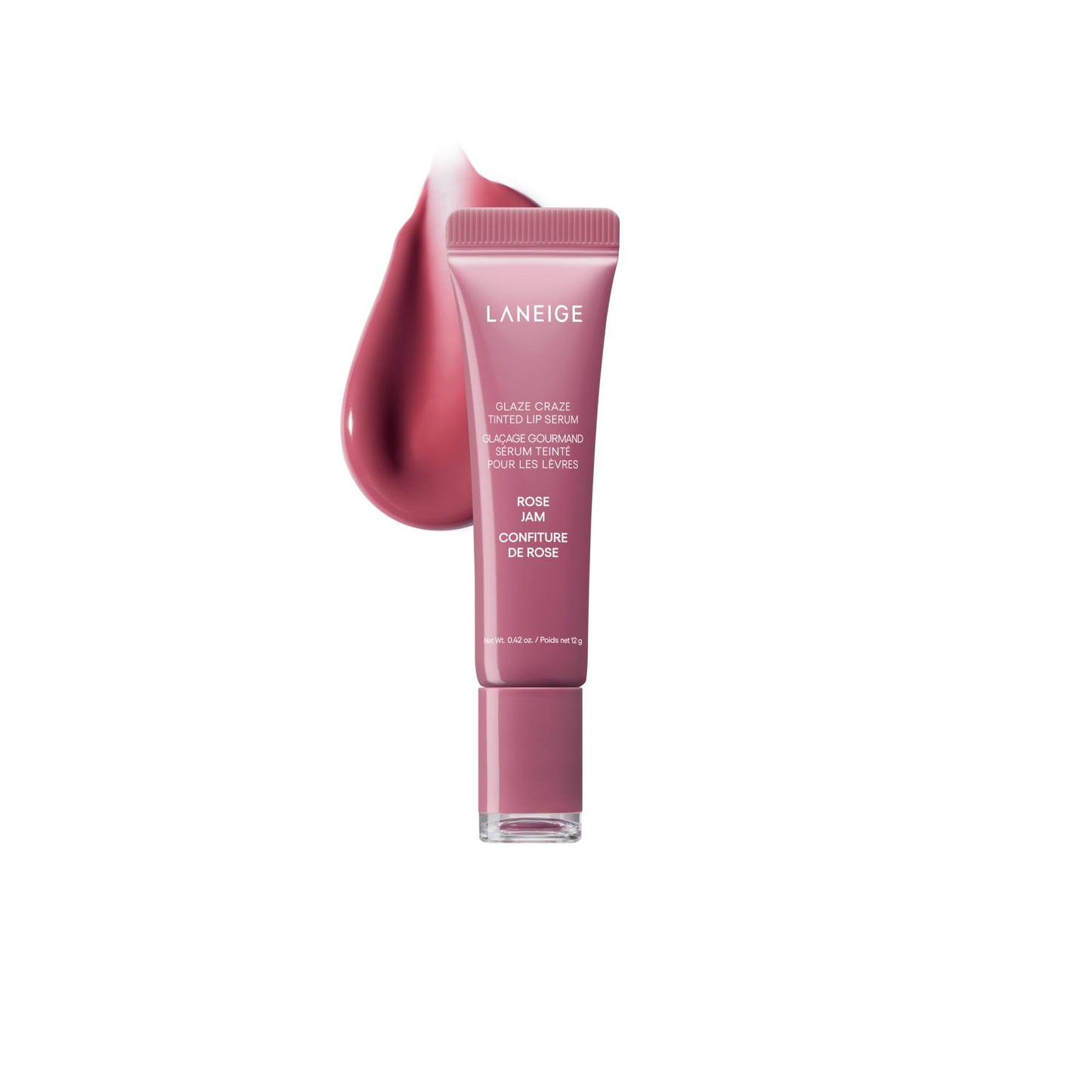 LANEIGE Glaze Craze Tinted Lip Serum: Hydrating, Lip Barrier-Boosting, Softening Lip Serum Treatment for Glossy & Buildable Shine, Nourished Lips Beauty and Personal Care LANEIGE Default Title