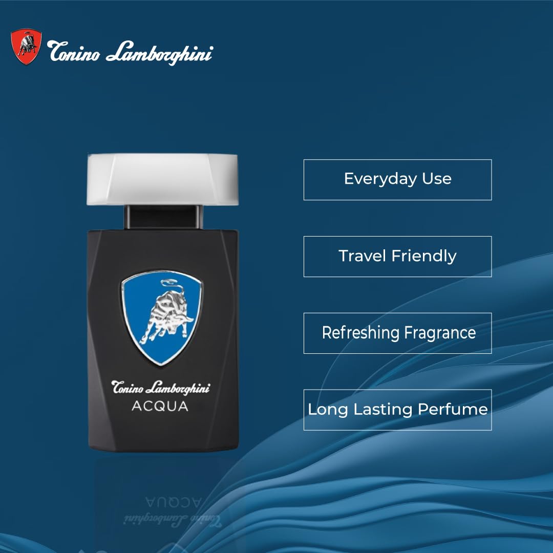 Tonino Lamborghini Acqua By for Men - 4.2 Oz Edt Spray, 4.2 Oz Beauty & Personal Care Lamborghini