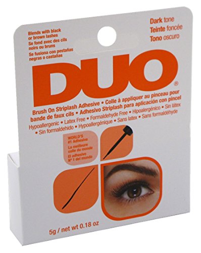 Duo Brush-On Striplash Adhesive Dark Tone 0.18 Ounce (5.3ml) (6 Pack) Beauty & Personal Care DUO