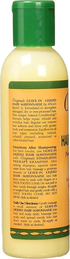 Originals by Africa's Best Leave In Liquid Hair Mayonnaise, Leave-In Conditioner, Repairs, Rebuilds, and Revitalizes Hair, Excellent For All Hair Beauty & Personal Care Originals by Africa's Best