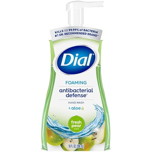 Antibacterial Foaming Hand Wash, Fresh Pear Scent, 10 oz, 8/Carton Beauty & Personal Care Dial Professional