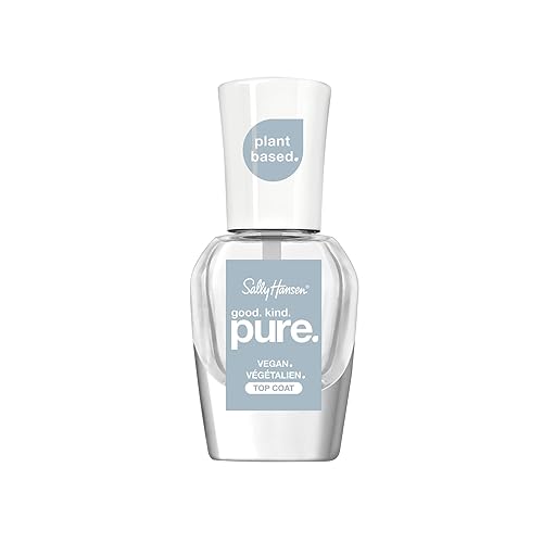 Sally Hansen Good. Kind. Pure. Nail Polish Top Coat | Plant-Based, Vegan, 16-Free Formula | Clear Nail Polish Beauty & Personal Care Sally Hansen