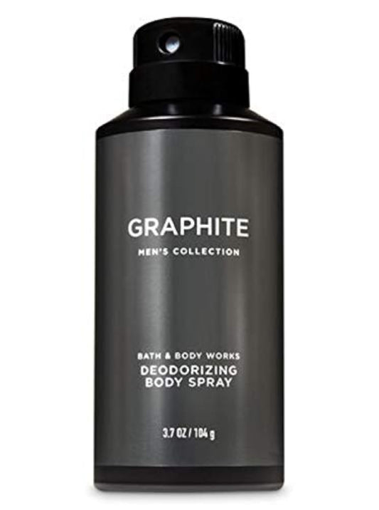 Bath & Body Works Graphite Men's Deodorizing Body Spray, 3.7 Fl Oz Beauty and Personal Care Bath & Body Works