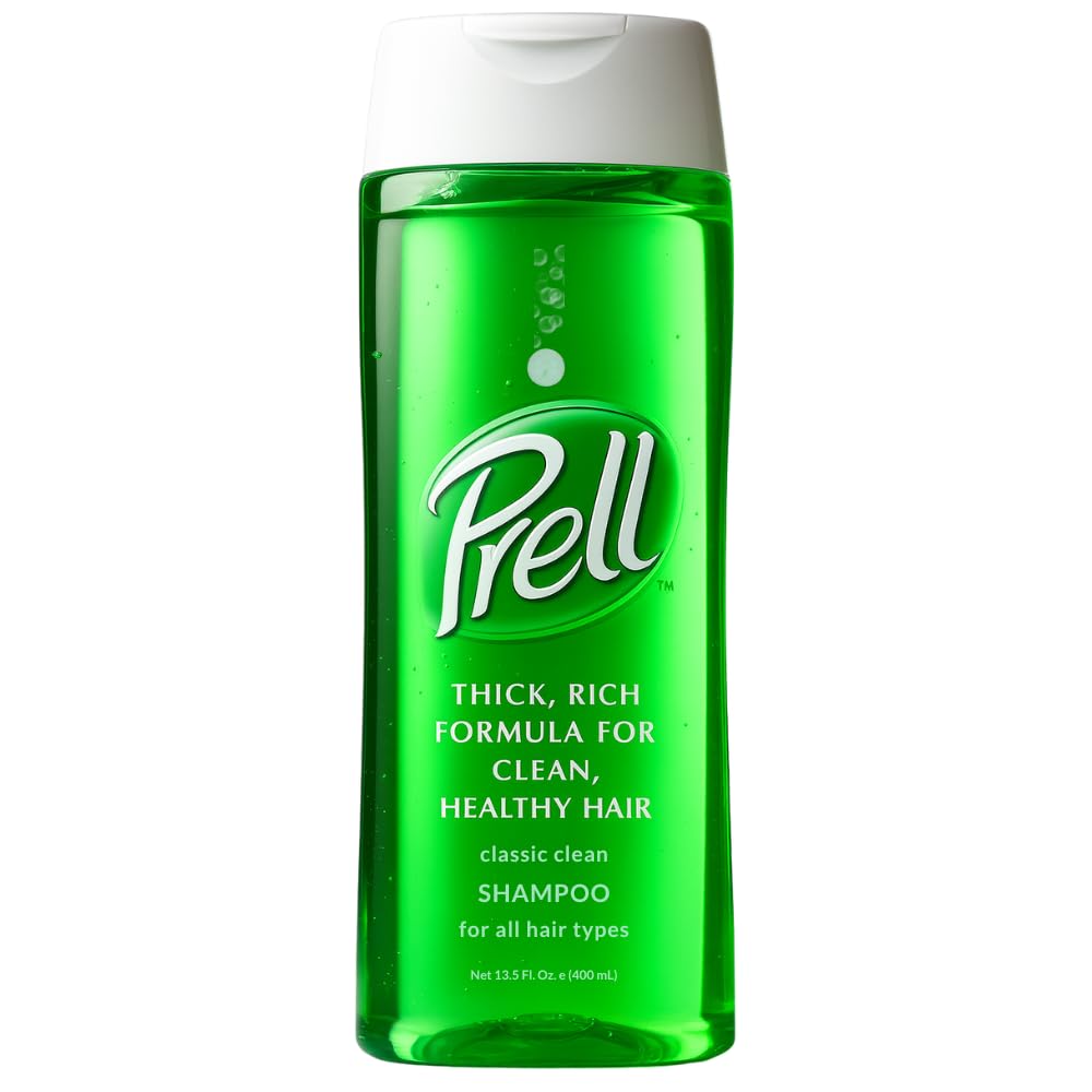 Prell Original Green Shampoo - Classic Clean Deep Cleansing Shampoo for Men & Women | 13.5 oz Beauty & Personal Care Prell