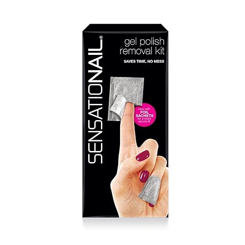 Sensationail Gel Nail Polish Removal Kit, Acetone Dropper, 4-Way Nail Buffer and Manicure Stick, Easily Soak Off without Damage or Hassle, Silver, 30 Beauty & Personal Care Sensationail
