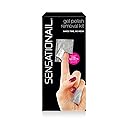 Sensationail Gel Nail Polish Removal Kit, Acetone Dropper, 4-Way Nail Buffer and Manicure Stick, Easily Soak Off without Damage or Hassle, Silver, 30 Beauty & Personal Care Sensationail