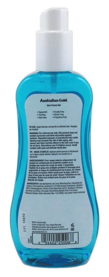 Australian Gold Aloe Freeze Spray Gel 8 Ounce (235ml) (3 Pack) Beauty & Personal Care Australian Gold