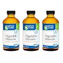 Earth's Care Vegetable Glycerin, 100% Pure Liquid Glycerine for Hair, Skin and DIY Projects 8 FL. OZ. (3 Glass Bottles) Beauty & Personal Care Earth's Care