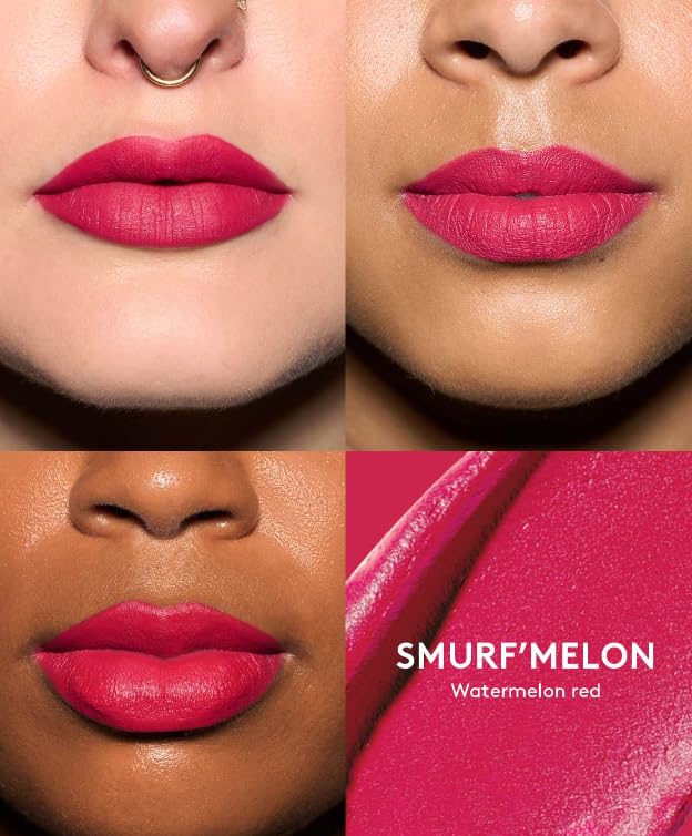 FENTY BEAUTY x Smurfs Fenty Icon Velvet Liquid Lipstick - Smurf'Melon (.19 Oz) Beauty & Personal Care FENTY BEAUTY
