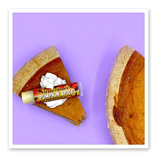 Crazy Rumors Pumpkin Spice Lip Balm. 100% Natural, Vegan, Plant-Based, Made in USA (1-Pack) Beauty and Personal Care Crazy Rumors