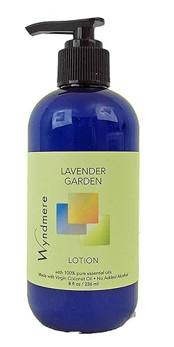 Wyndmere Lavender Garden Aromatherapy Moisturizing Lotion, 8 oz, with Pure Essential Oils Beauty & Personal Care Wyndmere