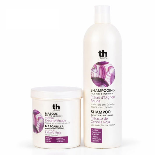 Shampoo 1000ml + Mask 700ml with Extract of TH Red Onion (NO RESIDUAL ODOUR) Beauty & Personal Care Tahe