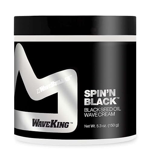 Wave King x Wavebuilder Spin'n Black Black Seed Oil Wave Cream Beauty & Personal Care Wave King