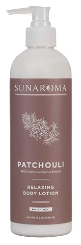 SUNAROMA Lotion Patchouli 11.5 Ounce Pump (Relaxing) (340ml) Beauty & Personal Care SUNAROMA