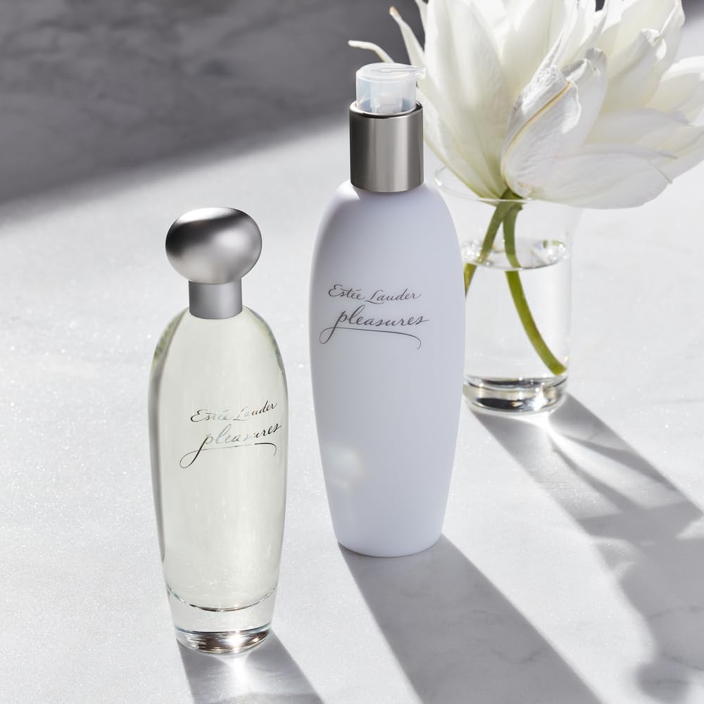 Estée Lauder Pleasures Eau de Parfum Spray with Notes of Lilies, White Peonies & Jasmine | Perfumes for Women, 3.4 Fl Oz Beauty & Personal Care Estée Lauder