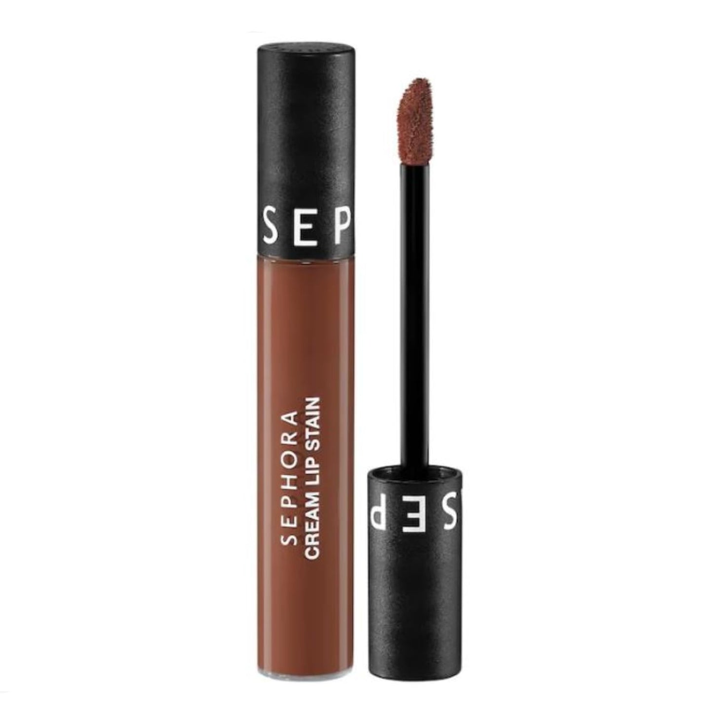 SEPHORA Favorites Cream Lip Stain Matte Liquid Lipstick - 141 Chocolate Lover (matte chocolate brown) - 0.16 fl oz / 5 mL Beauty & Personal Care SEPHORA